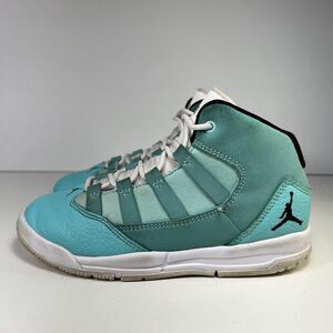 Nike Jordan Kids Size 13C Max Aura AQ9250-400 Teal White Blue